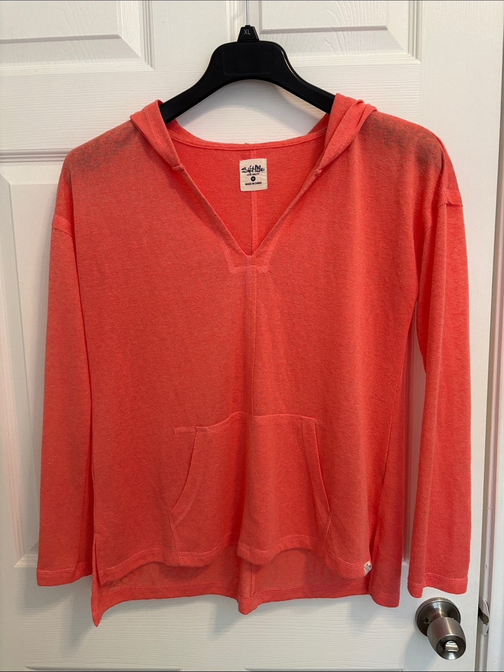 Salt Life Coral Terry Hooded Pullover
